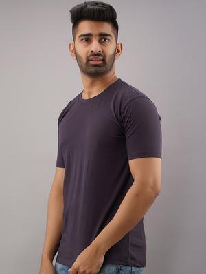 grey solid t-shirt - 17592846 - Standard Image - 2
