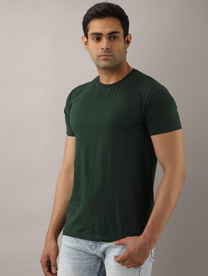 green solid t-shirt - 17592847 - Zoom Image - 2