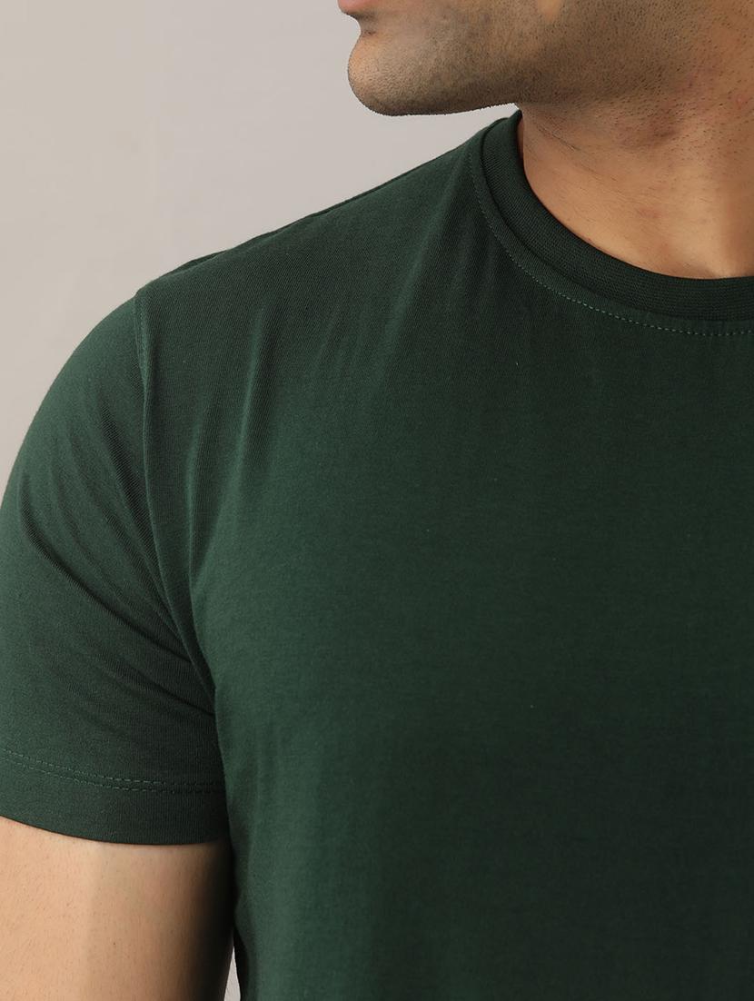 green solid t-shirt - 17592847 - Zoom Image - 4