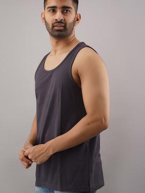 grey solid vest - 17593044 - Standard Image - 2