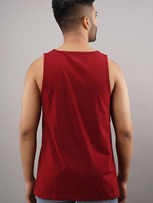 maroon solid vest - 17593046 - Standard Image - 3