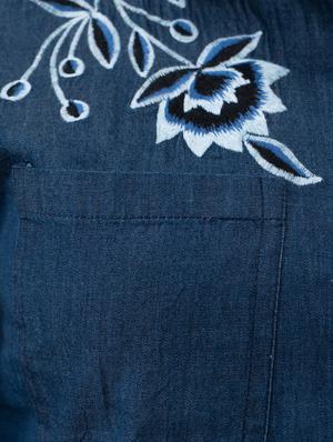 embroidered detail shirt - 17593982 - Standard Image - 5