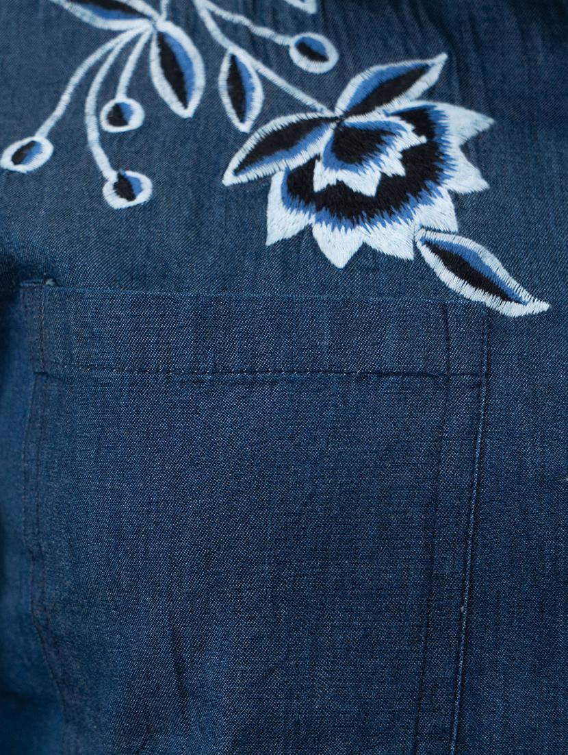 embroidered detail shirt - 17593982 - Zoom Image - 5
