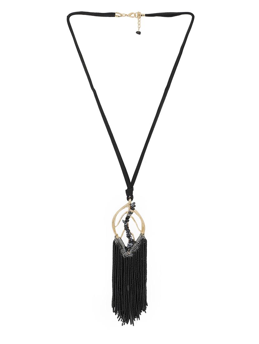 black metal chain necklace - 17594207 - Zoom Image - 1