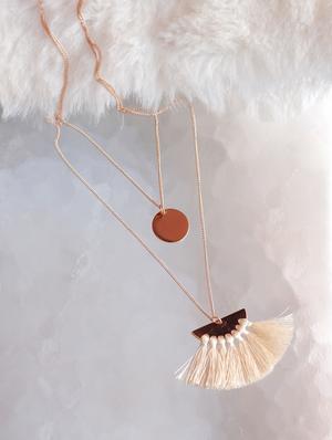 white metal chain necklace - 17594213 - Standard Image - 2