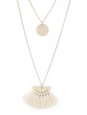 white metal chain necklace - 17594213 - Standard Image - 3