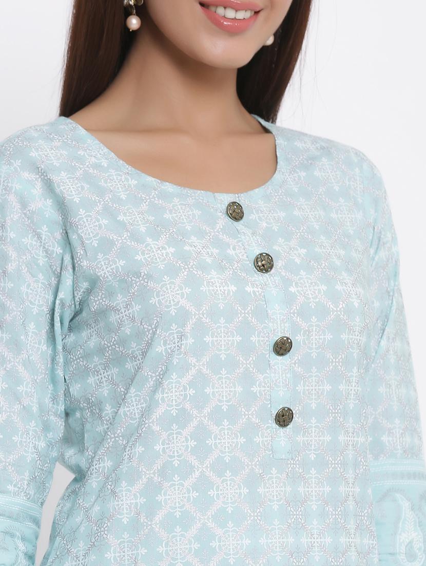 pastel kurta dupatta set - 17594237 - Zoom Image - 4