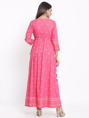 floral anarkali kurta - 17594368 - Standard Image - 3