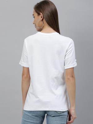 crew neck solid tee - 17594414 - Standard Image - 3