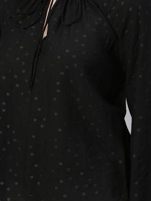 tie up neck solid top - 17594449 - Standard Image - 6