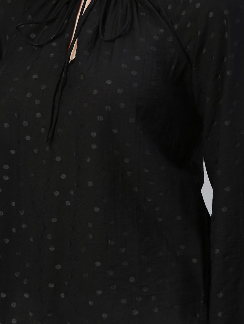 tie up neck solid top - 17594449 - Zoom Image - 6