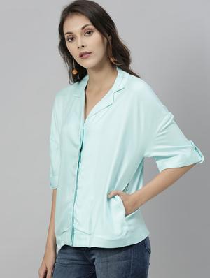 concealed placket shirt - 17594472 - Standard Image - 2