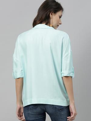 concealed placket shirt - 17594472 - Standard Image - 3