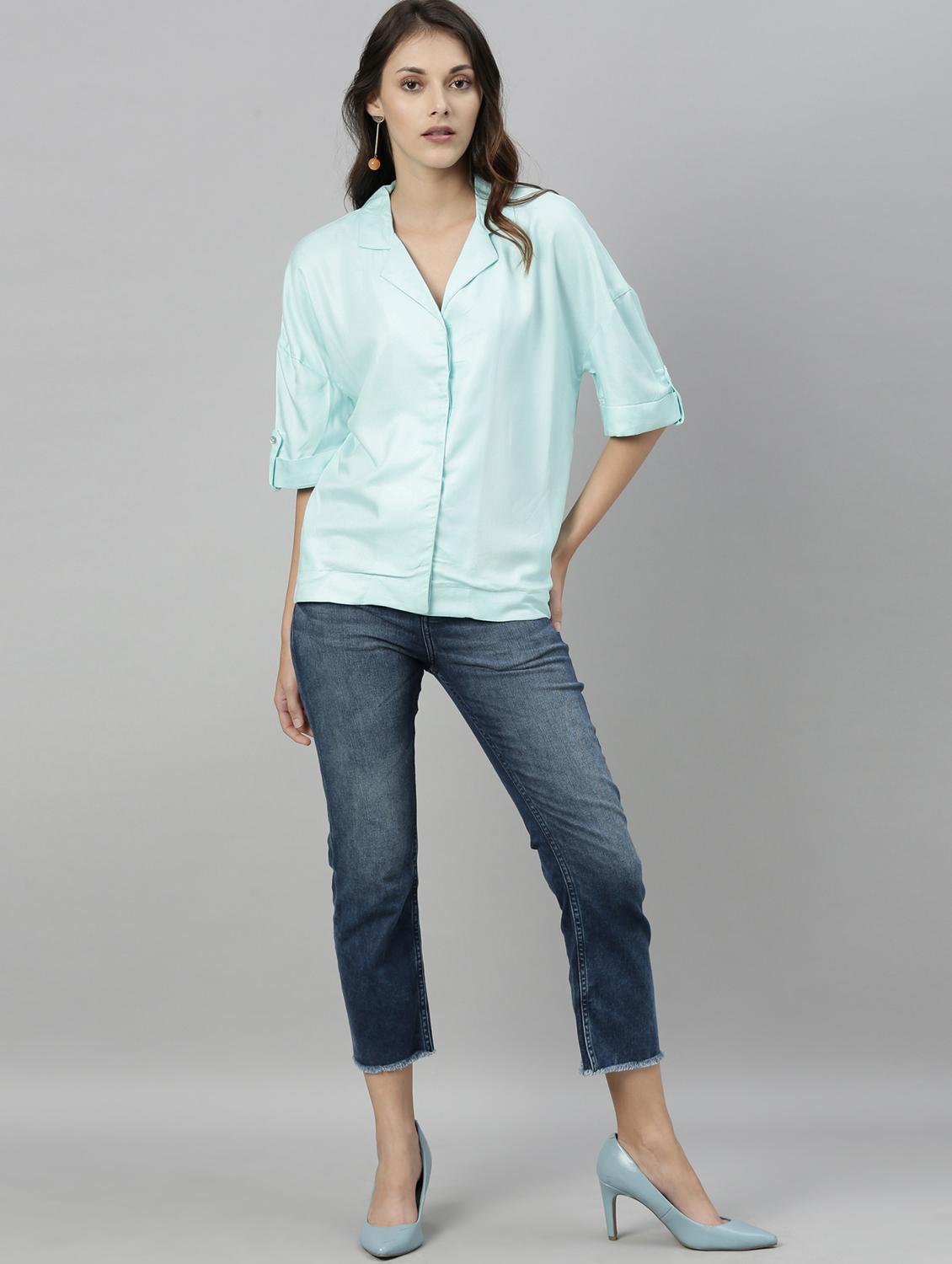 concealed placket shirt - 17594472 - Zoom Image - 4