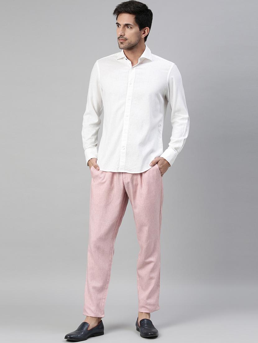 white solid casual shirt - 17594829 - Zoom Image - 4