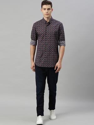 black printed casual shirt - 17594884 - Standard Image - 4