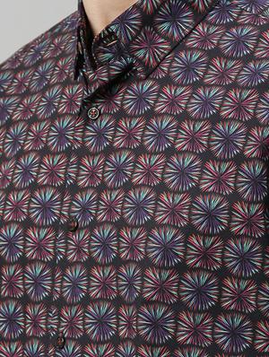 black printed casual shirt - 17594884 - Standard Image - 5