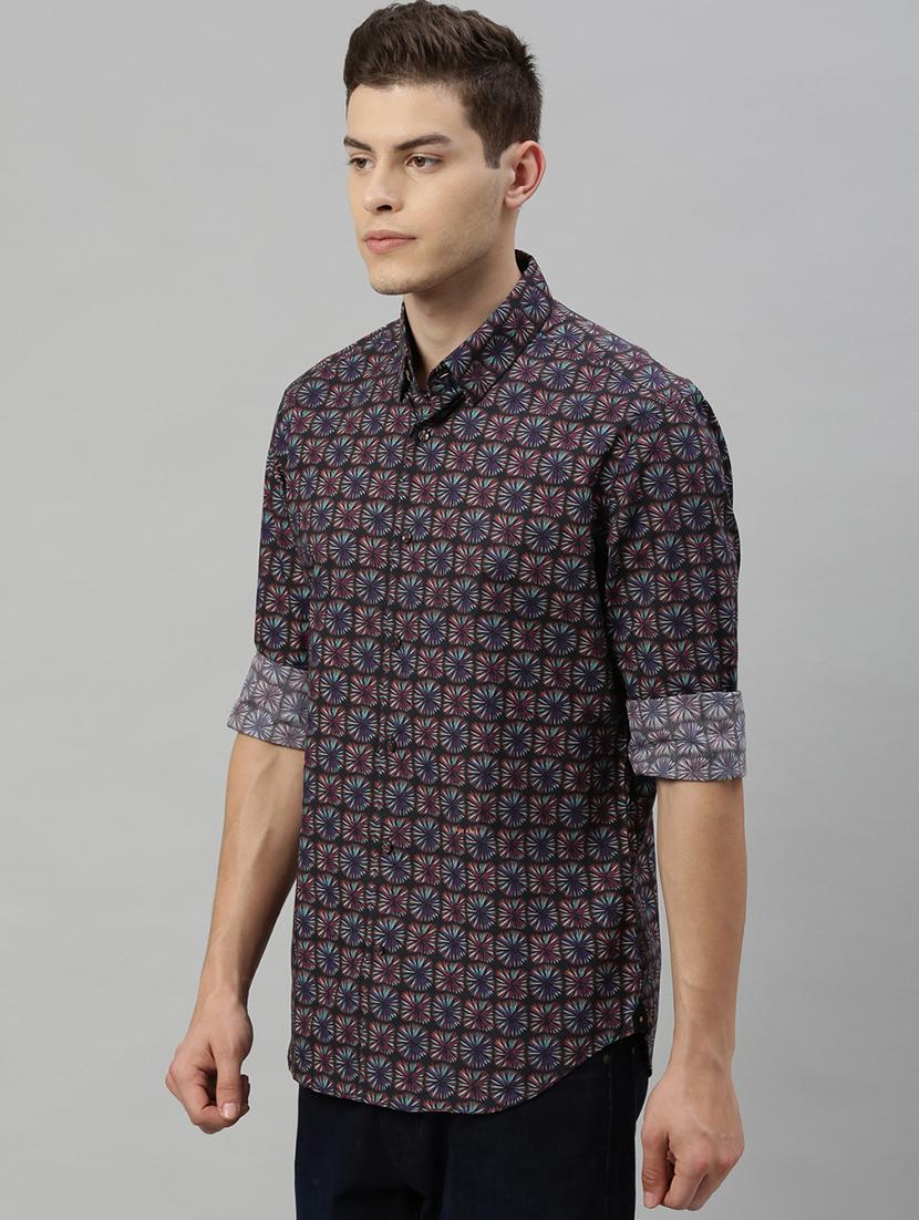 black printed casual shirt - 17594884 - Zoom Image - 2