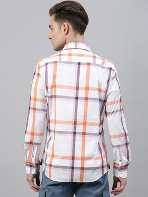white checkered casual shirt - 17594993 - Standard Image - 3