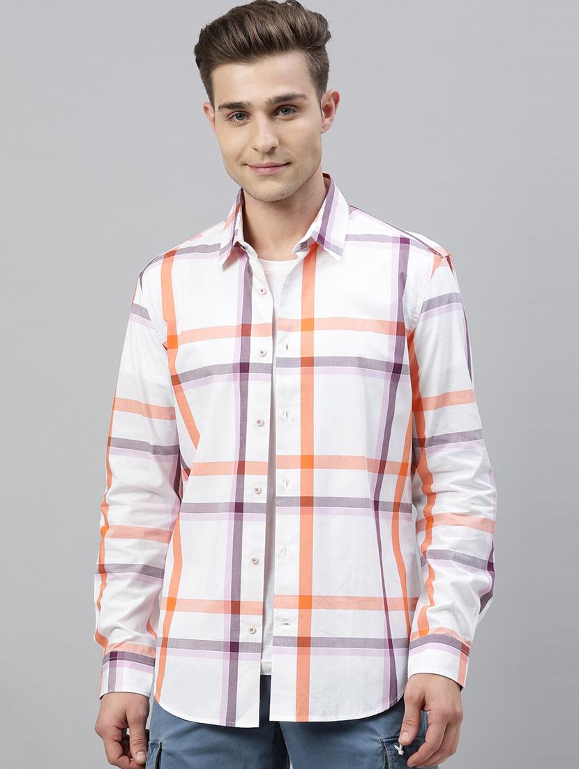 white checkered casual shirt - 17594993 - Zoom Image - 1