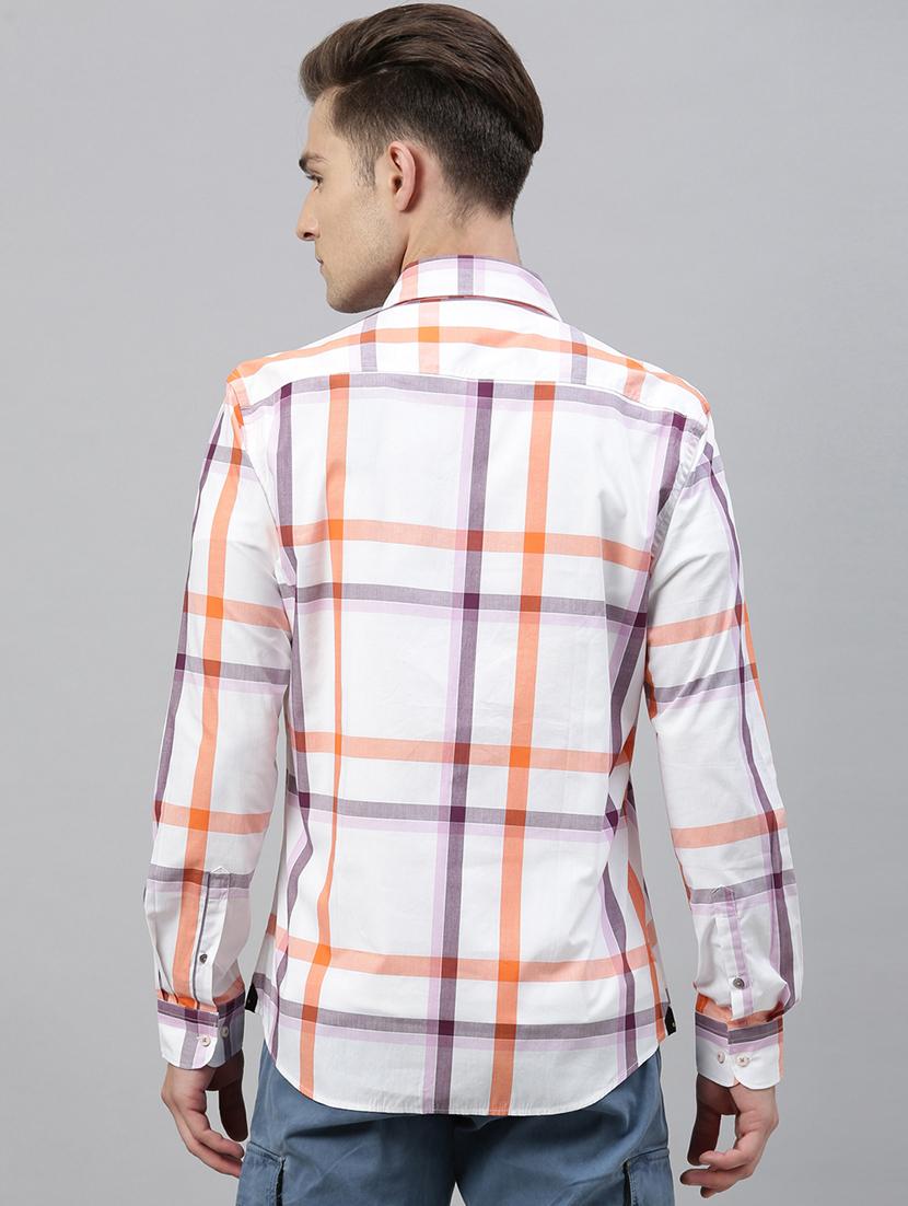white checkered casual shirt - 17594993 - Zoom Image - 3