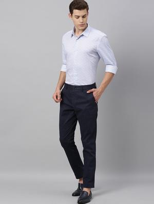 blue printed casual shirt - 17595010 - Standard Image - 4