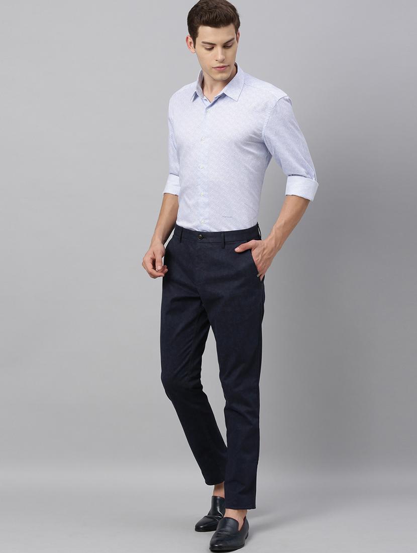 blue printed casual shirt - 17595010 - Zoom Image - 4