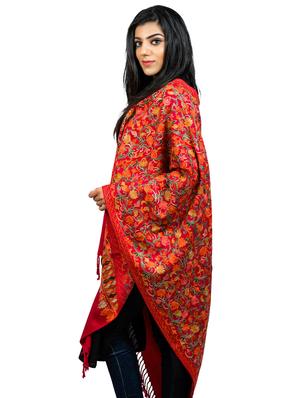 red embroidered stole - 17596064 - Standard Image - 2