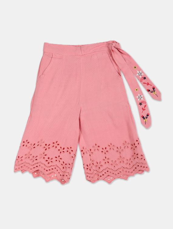 pink cotton chinos trouser - 17596999 - Zoom Image - 2