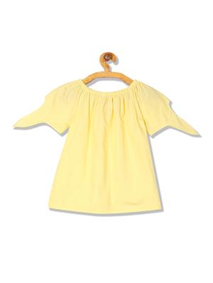yellow cotton regular top - 17597020 - Standard Image - 2