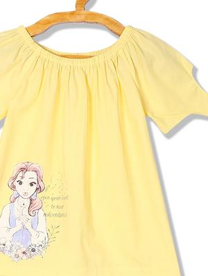 yellow cotton regular top - 17597020 - Standard Image - 3