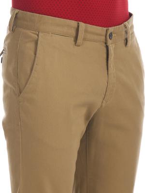 brown solid chinos trouser - 17597703 - Standard Image - 5
