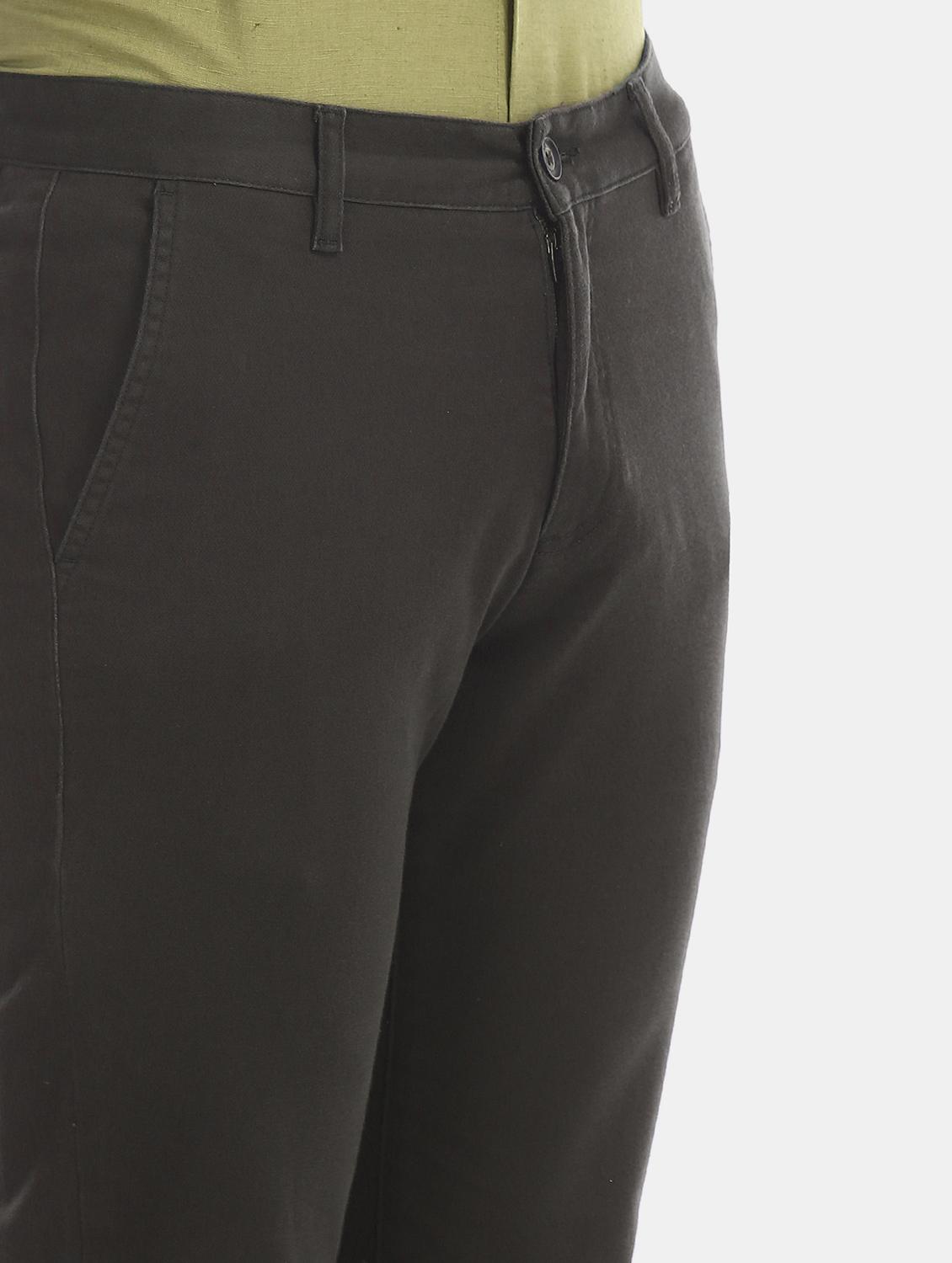 black solid chinos trouser - 17597715 - Zoom Image - 5