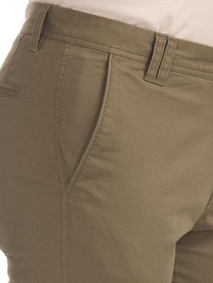 brown solid chinos trouser - 17597722 - Standard Image - 5
