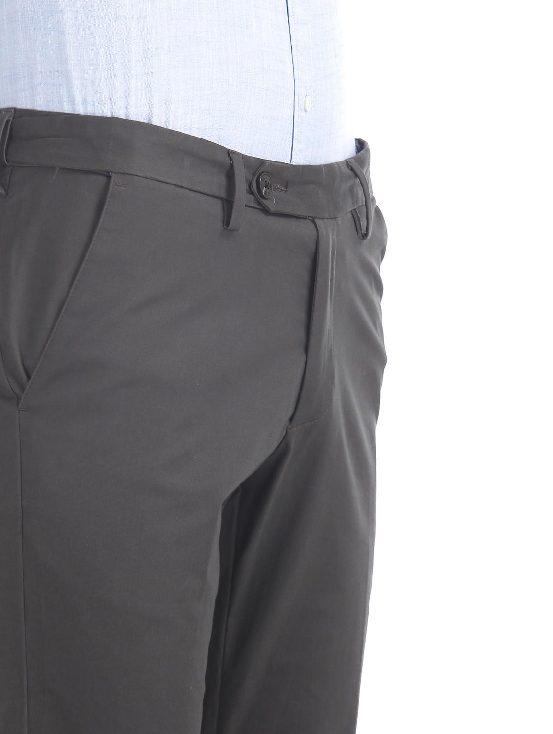 grey solid chinos trouser - 17597731 - Zoom Image - 5