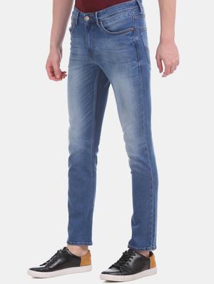 blue light washed denim jeans - 17597784 - Standard Image - 2