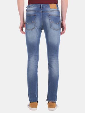 blue light washed denim jeans - 17597784 - Standard Image - 3