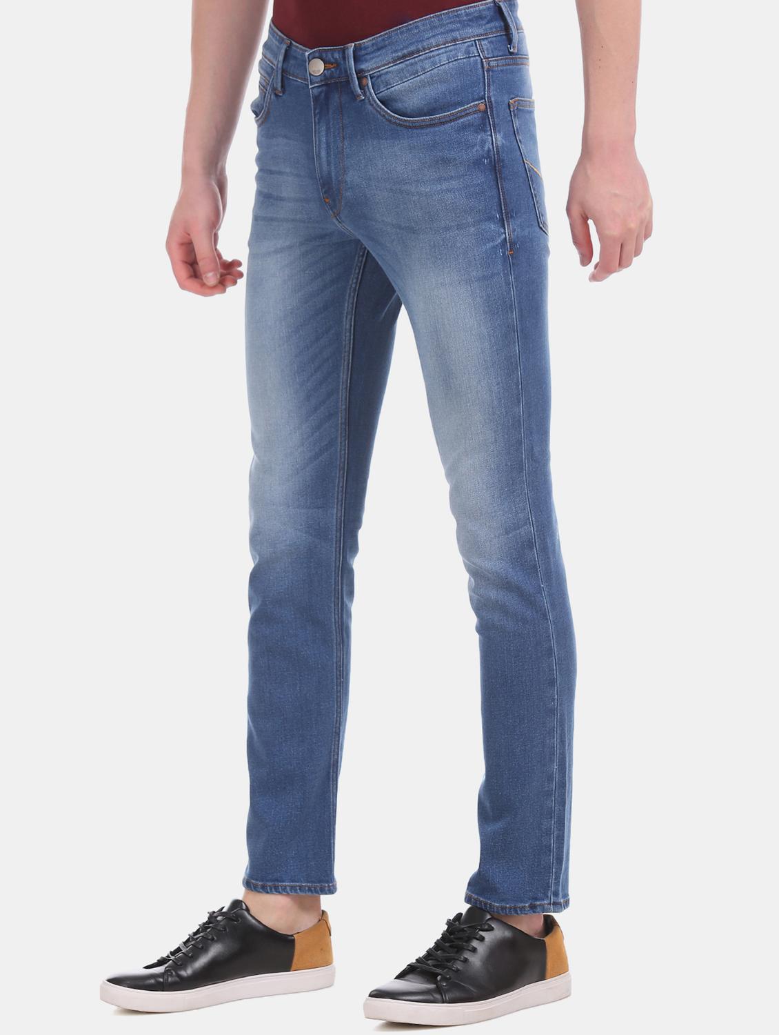 blue light washed denim jeans - 17597784 - Zoom Image - 2