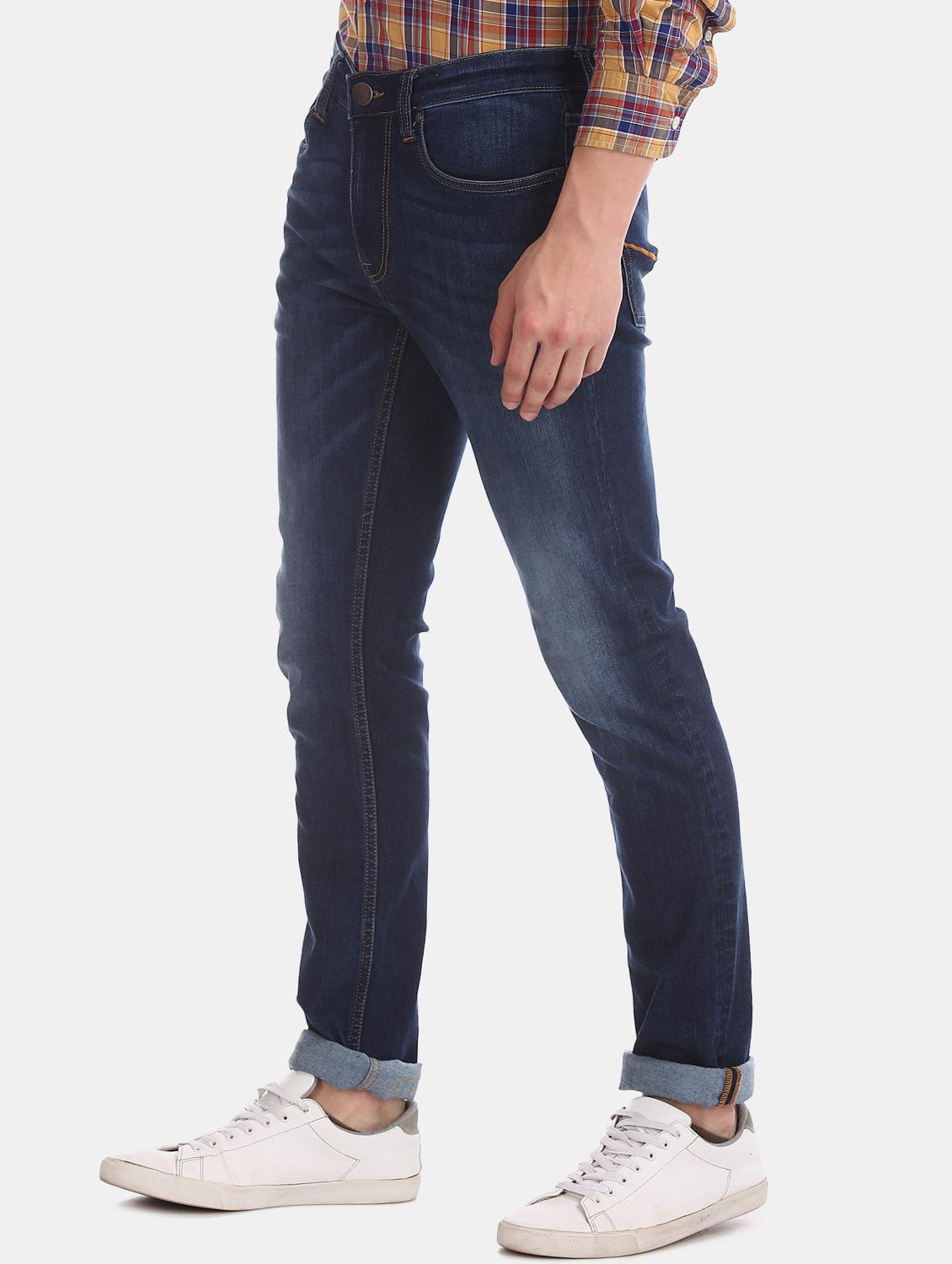 blue stone washed jean - 17597810 - Zoom Image - 2