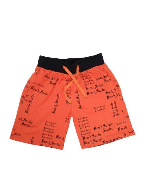 orange printed shorts - 17598198 - Standard Image - 1