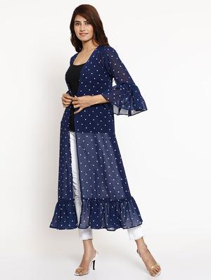 bell sleeves polka dot shrug - 17598217 - Standard Image - 2