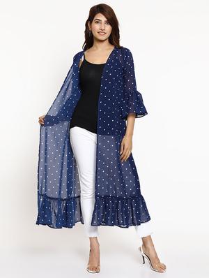bell sleeves polka dot shrug - 17598217 - Standard Image - 3