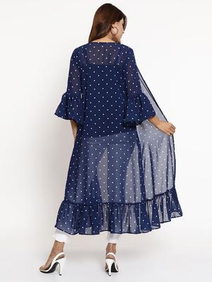 bell sleeves polka dot shrug - 17598217 - Standard Image - 4