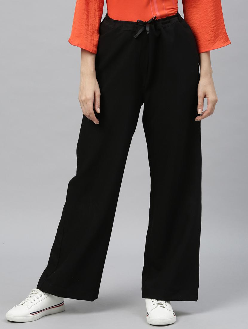 solid wide leg trouser - 17598236 - Zoom Image - 1