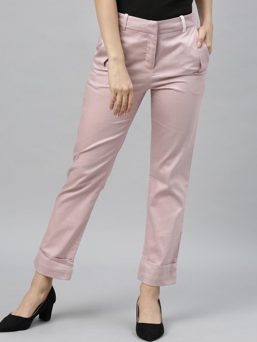high rise flat front trouser - 17598245 - Zoom Image - 1