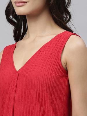 v neck a-line dress - 17598257 - Standard Image - 6