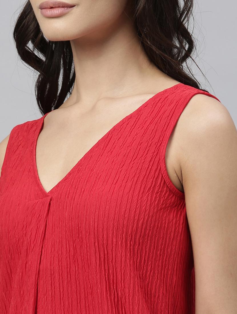 v neck a-line dress - 17598257 - Zoom Image - 6