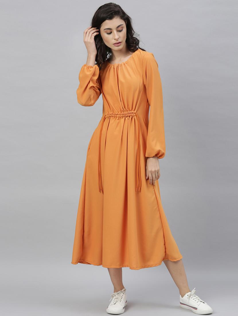 drawstring waist maxi dress - 17598269 - Zoom Image - 2