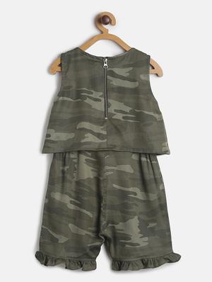 green printed jumpsuit - 17598425 - Standard Image - 2