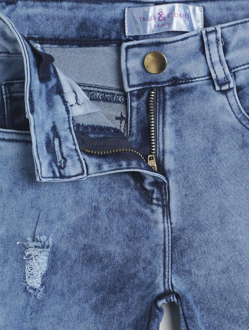blue distressed jeans - 17598602 - Zoom Image - 3
